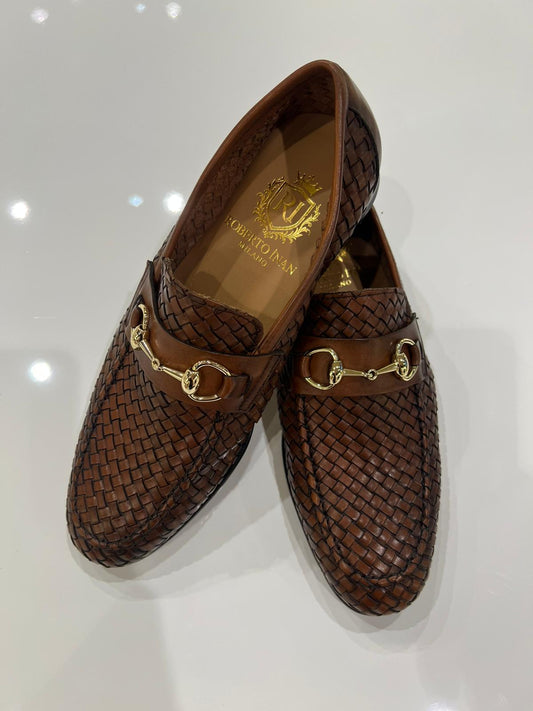 Horsebit-Loafer Cognacbraun