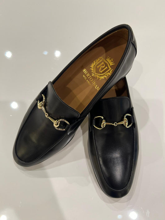 Horsebit-Loafer Schwarz
