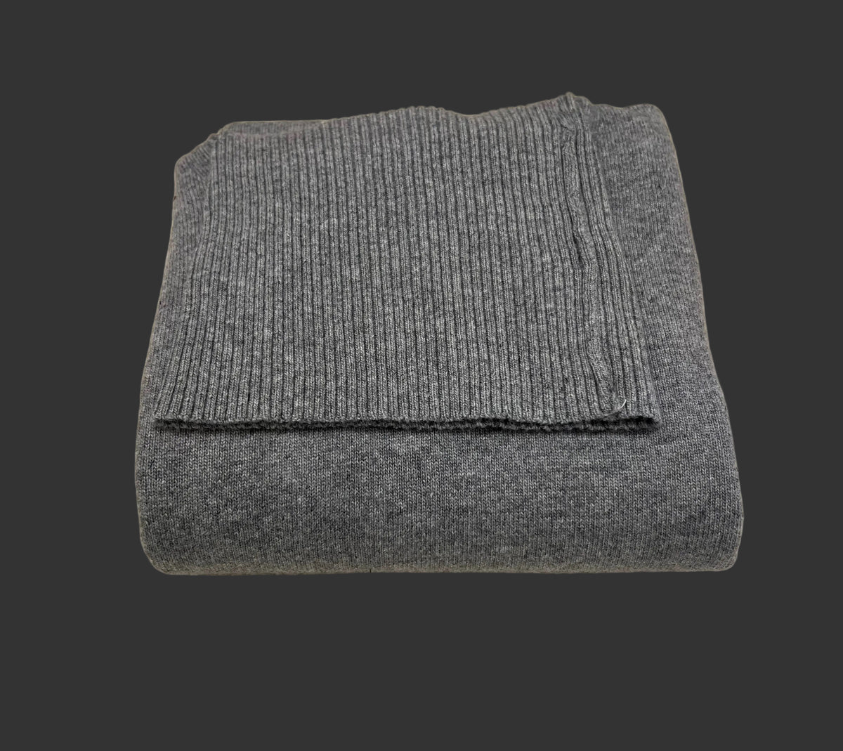 Rollkragenpullover Graumeliert