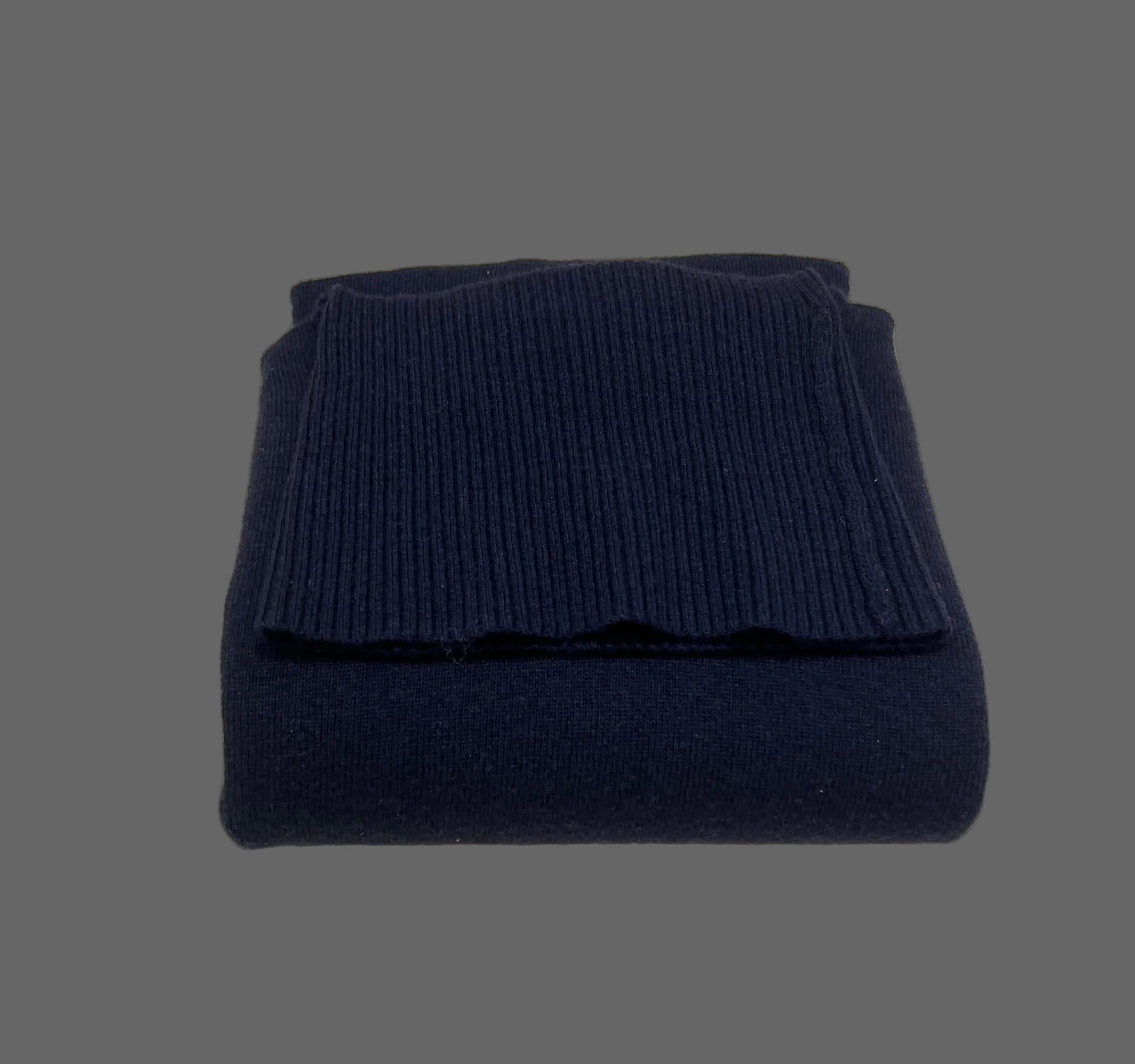 Rollkragenpullover Königsblau