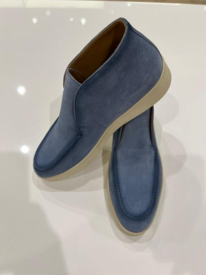 High-Top-Loafer Jeansblau