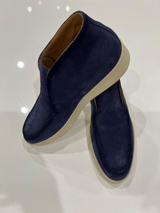 High-Top-Loafer Marineblau