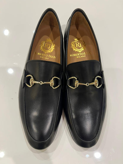 Horsebit-Loafer Schwarz