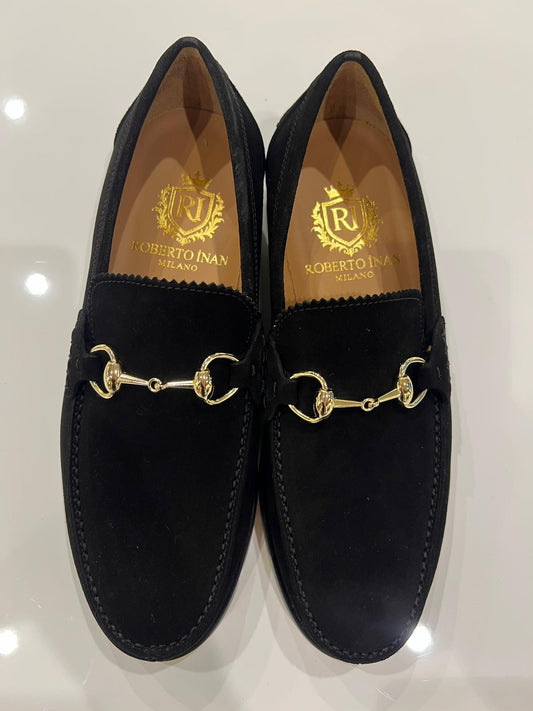 Horsebit-Loafer Schwarz
