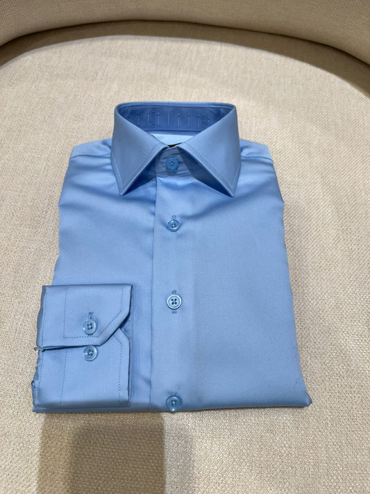 Kinderhemd Hellblau