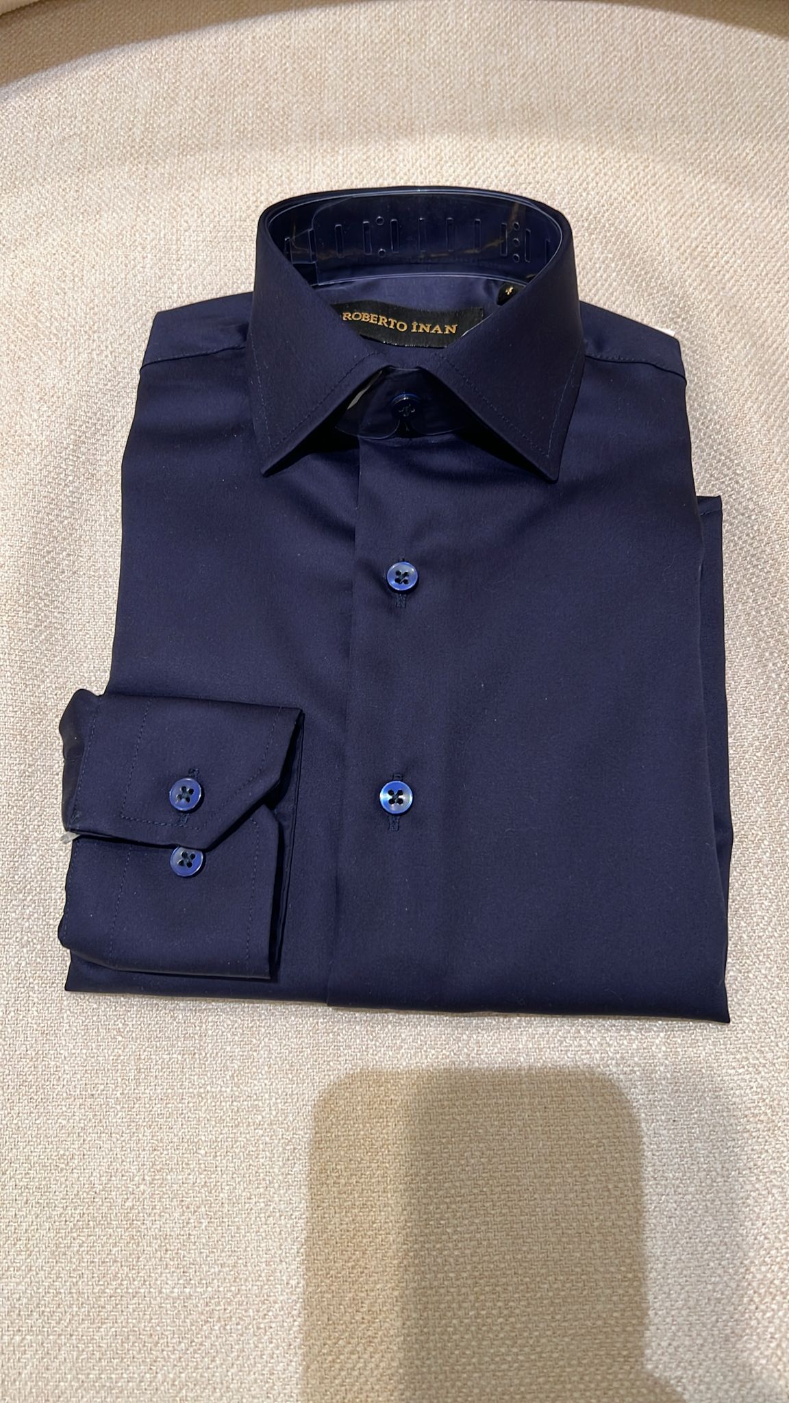Kinderhemd Marineblau