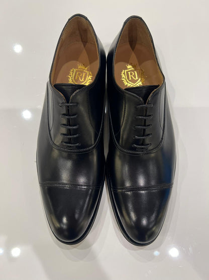 Oxford Cap-Toe Schwarz