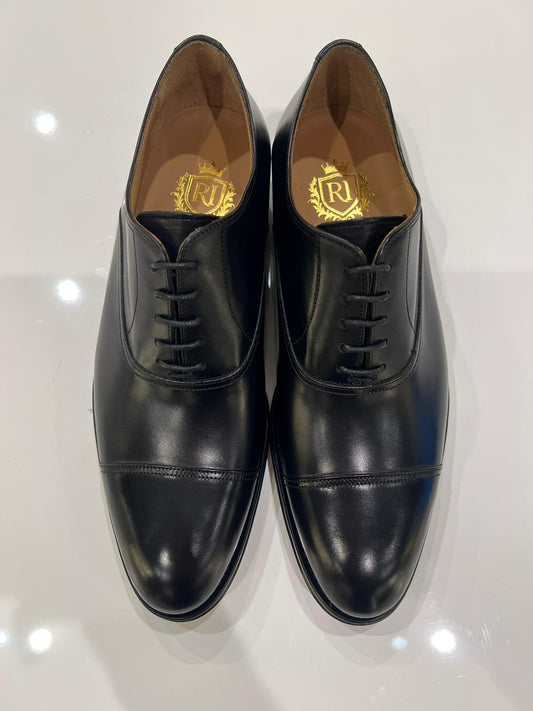 Oxford Cap-Toe Schwarz