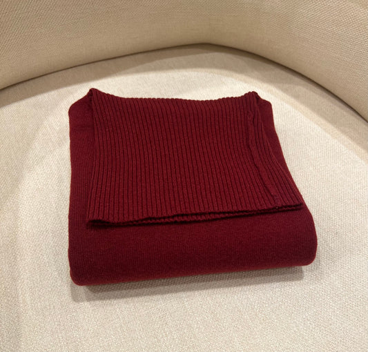 Rollkragenpullover Bordeaux