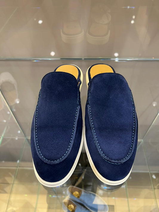 Yacht-Loafer Mule Marineblau